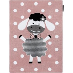 Dětský kusový koberec Petit Dolly sheep pink