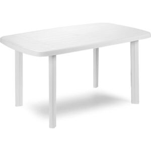 Plastový zahradní stůl Faro bílý