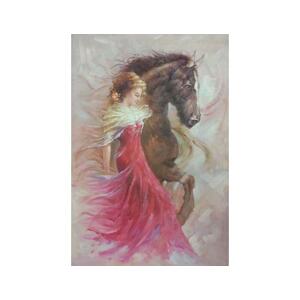 Obraz - Žena s koněm