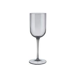 Set 4 vinných skleniček na bílé víno - šedá