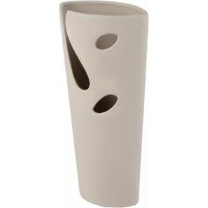 Béžová váza Hole 27 cm