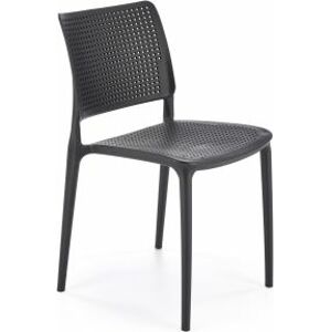 Stohovatelná zahradní židle K514 černá