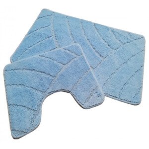 Sada koupelnových koberečků Brize classic modrá