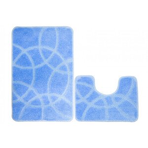 Sada koupelnových koberečků MONZA modrá