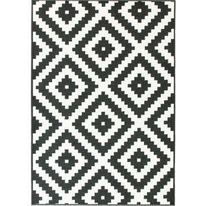 Protiskluzový koberec Romby černý