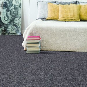 Metrážový koberec MODENA tmavě šedý