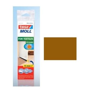 Kartáčová lišta pod dveře na koberce - tesamoll® Barva: Hnědá