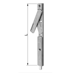 Zástrč pro dřevěné vstupní dveře vůle 12 mm, délka 200 mm