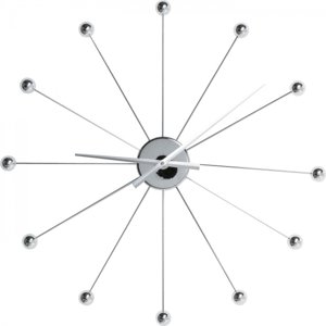 KARE Design Nástěnné hodiny Like Umbrella Balls Chrome