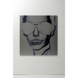 KARE Design Obraz na hliníkové desce Cool Girl 120x120cm