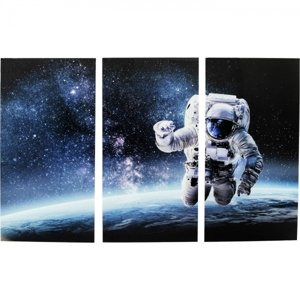 KARE Design Vícedílný obraz Astronaut ve vesmíru 160x240cm