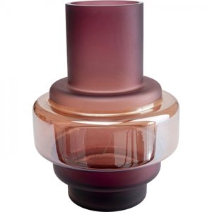 KARE Design Barevná skleněná váza Rosie 24cm