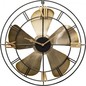 KARE Design Nástěnné hodiny Propeller Ø62cm