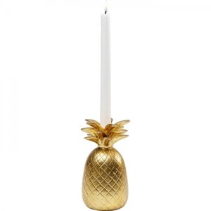 KARE Design Dekorace Ananas - zlatý, 16cm