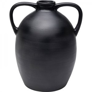 KARE Design Černá keramická váza Bia 31cm