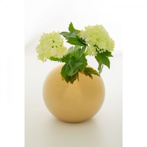 KARE Design Zlatá keramická váza Goldy 14cm