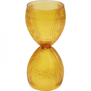 KARE Design Skleněná váza Duetto - oranžová, 31cm