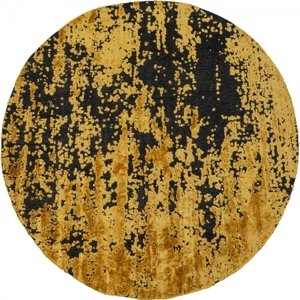 KARE Design Kusový koberec Silja Yellow Ø200cm