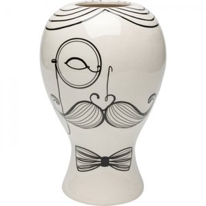 KARE Design Keramická váza Favola Men 30cm
