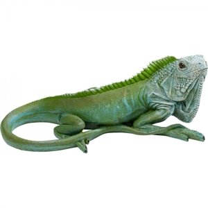 KARE Design Soška Lizard - zelená, 35cm