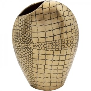KARE Design Ocelová váza Serpente 21cm