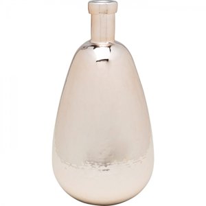 KARE Design Skleněná váza Fabuloso - stříbrná, 46cm