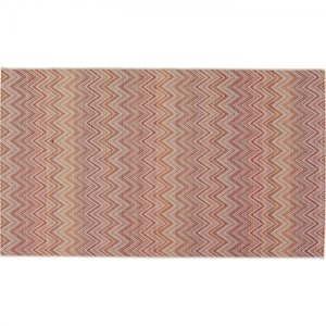KARE Design Venkovní koberec Zigzag - červený, 160x230cm