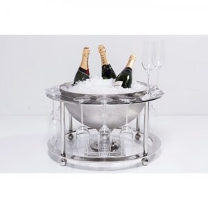 KARE Design Chladící nádoba na víno Champagne Time (set 2 ks)