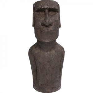 KARE Design Soška Hlava Moai Velikonoční ostrovy 80cm