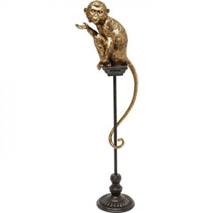 KARE Design Socha Opička na stojanu 109 cm