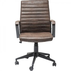 KARE Design Hnědá kancelářská židle Labora Brown