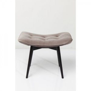 KARE Design Šedá čalouněná stolička Vicky Velvet
