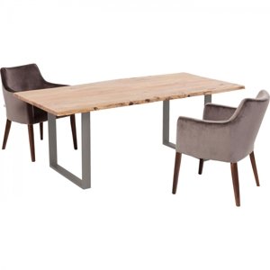 KARE Design Stůl Harmony 180×90 cm - surová ocel