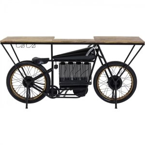 KARE Design Barový stůl Motorbike Black