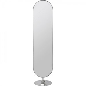 KARE Design Stojací zrcadlo Curve Look Chrom 170x40cm