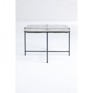 KARE Design Konferenční stolek Ice Double - černý, 63x46cm