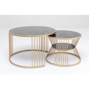 KARE Design Konferenční stolek Rome (set 2 kusů)