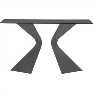 KARE Design Toaletní stolek Gloria - černý, 140x81cm