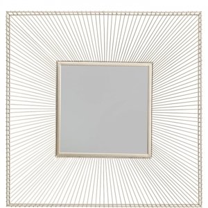 KARE Design Zrcadlo Dimension - champagne, 91x91cm