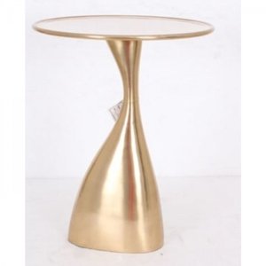 KARE Design Odkládací stolek Spacey - zlatý, Ø36cm