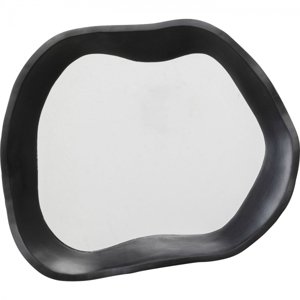 KARE Design Nástěnné zrcadlo Dynamic - černé, 40x34cm