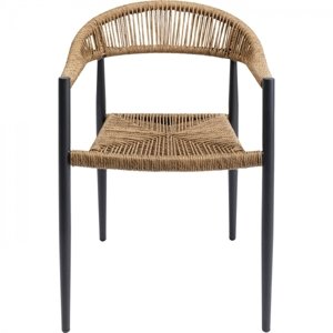 KARE Design Jídelní židle s područkami Cala Pi Beige