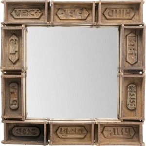 KARE Design Nástěnné zrcadlo Brick 90x90cm