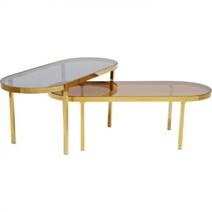 KARE Design Konferenční stolek Vence (set 2 kusů)