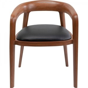 KARE Design Dřevěná polstrovaná jídelní židle Valencia