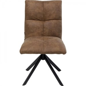 KARE Design Otočná židle Toronto - hnědá