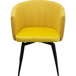 KARE Design Otočná židle Merida Yellow