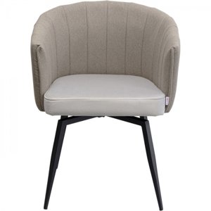 KARE Design Otočná židle Merida šedá