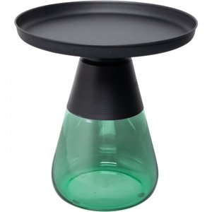 KARE Design Odkládací stolek Bottiglia zelený Ø50cm