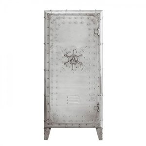 KARE Design Skříň Locker stříbrná 66cm